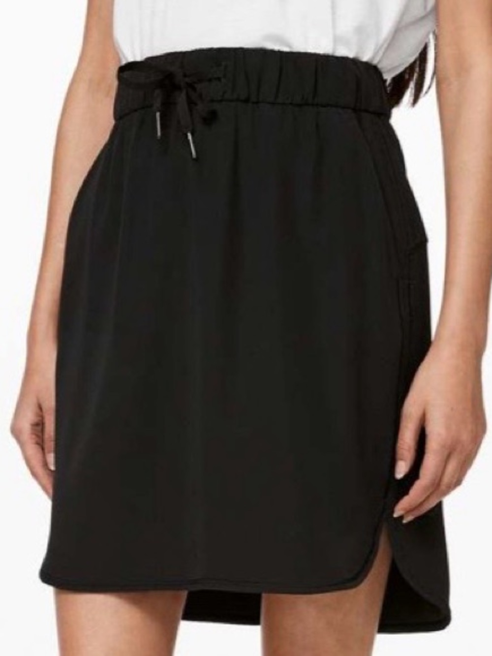 Lululemon On The Fly Skirt *Woven Black Size 10